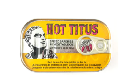 HOT TITUS SARDINE (25 CANS)