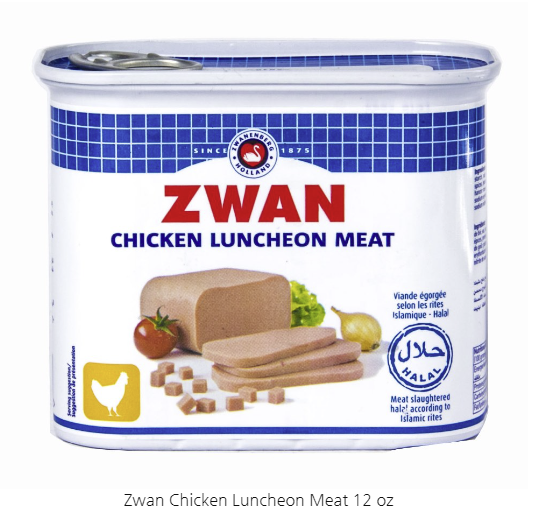 Zwan Chicken Luncheon Meat 12 oz
