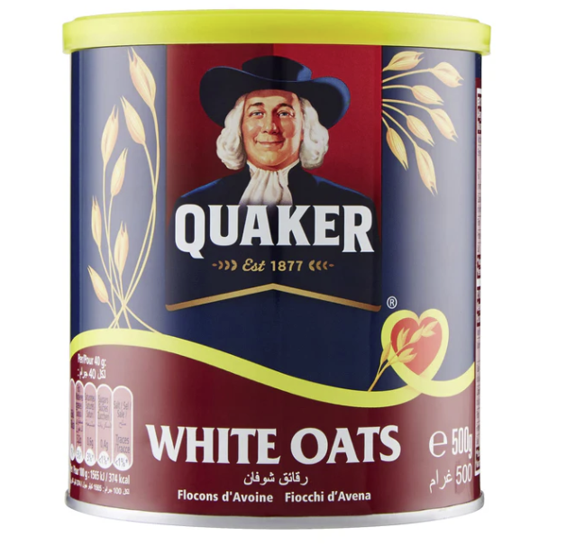 Quaker White Oats 500g