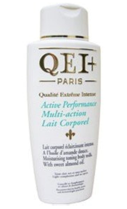 QEI + Active Performance Multi Action Moisturising Toning Body Milk With Sweet Almond Oil