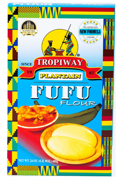 Tropiway Plantain Fufu - 680g of Authentic African Cuisine