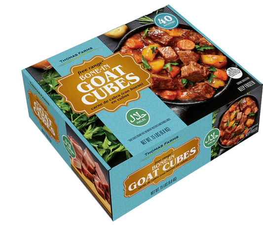 Bone-In Goat Cube ( Halal) 10LB