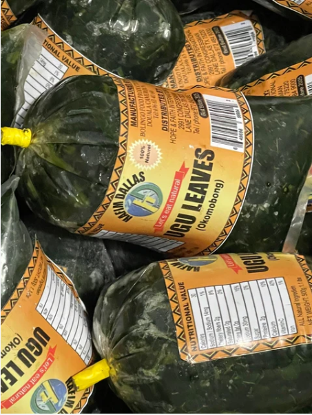 Frozen Ugu ( Pumpkin, Okongbong) Leaves