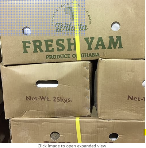 BOX OF YAM (50LB)- New Yams – Camer Import African Market